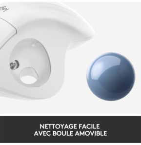 Logitech ERGO M575 Trackball 5 buttons, Bluetooth, Trackball, 400 - 2000 Dpi, 100 x 134 x 48 mm, 145 g  (910-005870)