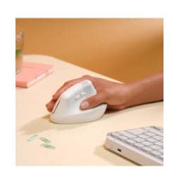 Logitech Lift for Mac souris Droitier RF sans fil + Bluetooth Optique 4000 DPI (910-006477)