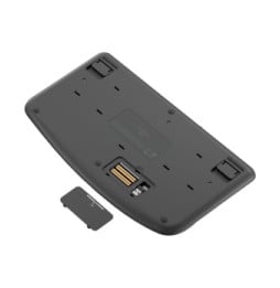 Logitech Wave Keys clavier RF sans fil + Bluetooth AZERTY Français Graphite (920-012286)