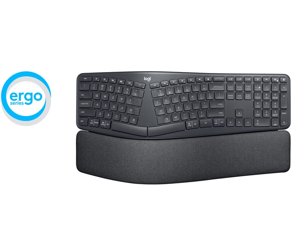 Logitech Ergo K860 clavier RF sans fil + Bluetooth Français Graphite (920-010104) — image 5