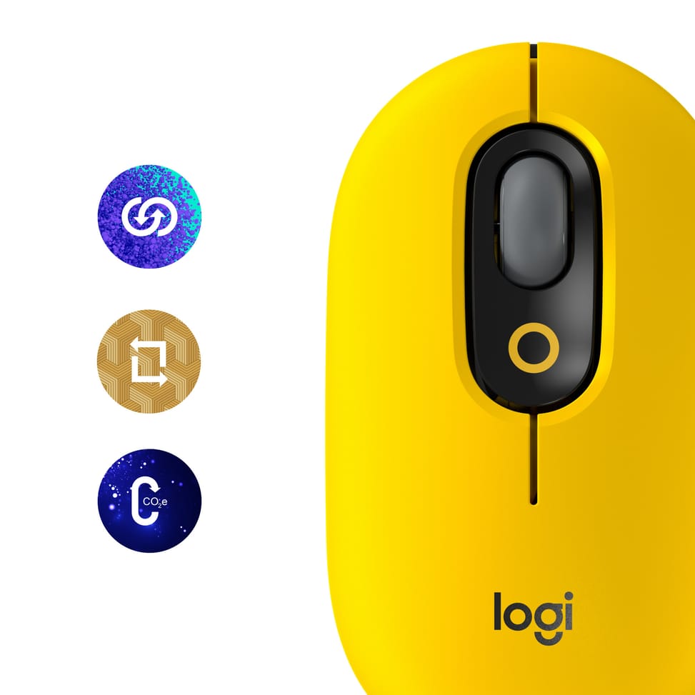 Logitech POP Mouse souris Ambidextre RF sans fil + Bluetooth Optique 4000 DPI (910-006546) — image 5