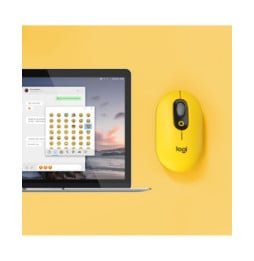 Logitech POP Mouse souris Ambidextre RF sans fil + Bluetooth Optique 4000 DPI (910-006546)