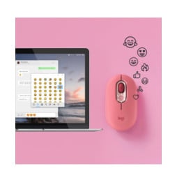 Logitech POP Mouse souris Ambidextre RF sans fil + Bluetooth Optique 4000 DPI (910-006548)