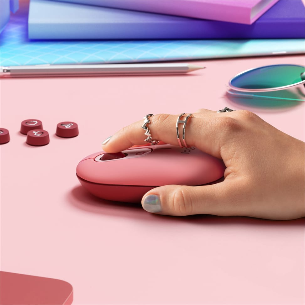 Logitech POP Mouse souris Ambidextre RF sans fil + Bluetooth Optique 4000 DPI (910-006548) — image 4