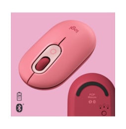 Logitech POP Mouse souris Ambidextre RF sans fil + Bluetooth Optique 4000 DPI (910-006548)