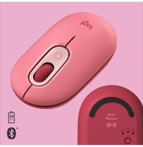 Logitech POP Mouse souris Ambidextre RF sans fil + Bluetooth Optique 4000 DPI (910-006548)
