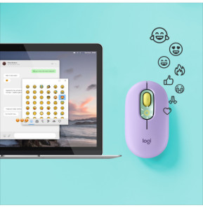 Logitech POP Mouse souris Ambidextre RF sans fil + Bluetooth Optique 4000 DPI (910-006547)
