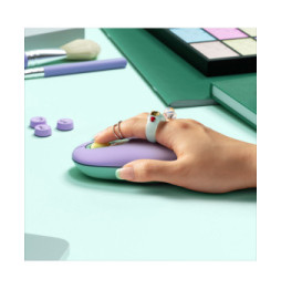 Logitech POP Mouse souris Ambidextre RF sans fil + Bluetooth Optique 4000 DPI (910-006547)