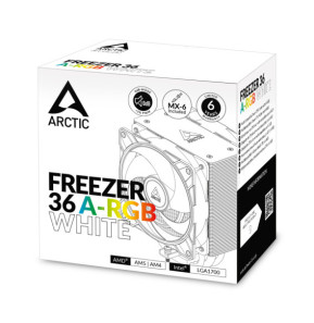 ARCTIC ACFRE00125A système de refroidissement d’ordinateur Processeur Refroidisseur d'air 12 cm Blanc 1 pièce(s)