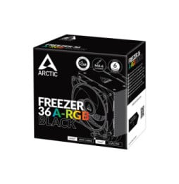 ARCTIC Freezer 36 A-RGB Processeur Refroidisseur d'air 12 cm Noir 1 pièce(s) (ACFRE00124A)