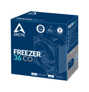 ARCTIC Freezer 36 CO Processeur Refroidisseur d'air 12 cm Noir, Argent 1 pièce(s) (ACFRE00122A)