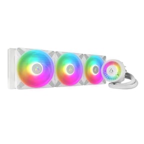 ARCTIC Liquid Freezer III 420 A-RGB Processeur Refroidisseur de liquide tout-en-un 14 cm Blanc 1 pièce(s) (ACFRE00153A)