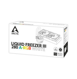 ARCTIC Liquid Freezer III 280 A-RGB Processeur Refroidisseur de liquide tout-en-un 14 cm Blanc 1 pièce(s) (ACFRE00151A)