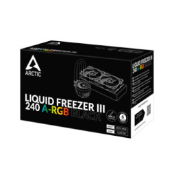 ARCTIC Liquid Freezer III 240 A-RGB Processeur Refroidisseur de liquide tout-en-un 12 cm Noir 1 pièce(s) (ACFRE00142A)