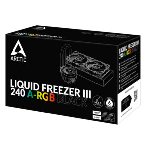 ARCTIC Liquid Freezer III 240 A-RGB Processeur Refroidisseur de liquide tout-en-un 12 cm Noir 1 pièce(s) (ACFRE00142A)