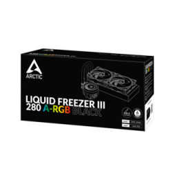 ARCTIC Liquid Freezer III 280 A-RGB Processeur Refroidisseur de liquide tout-en-un 14 cm Noir 1 pièce(s) (ACFRE00143A)