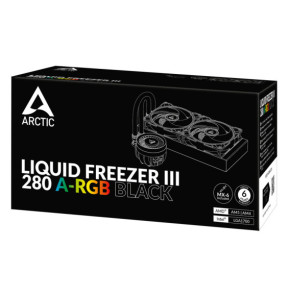 ARCTIC Liquid Freezer III 280 A-RGB Processeur Refroidisseur de liquide tout-en-un 14 cm Noir 1 pièce(s) (ACFRE00143A)