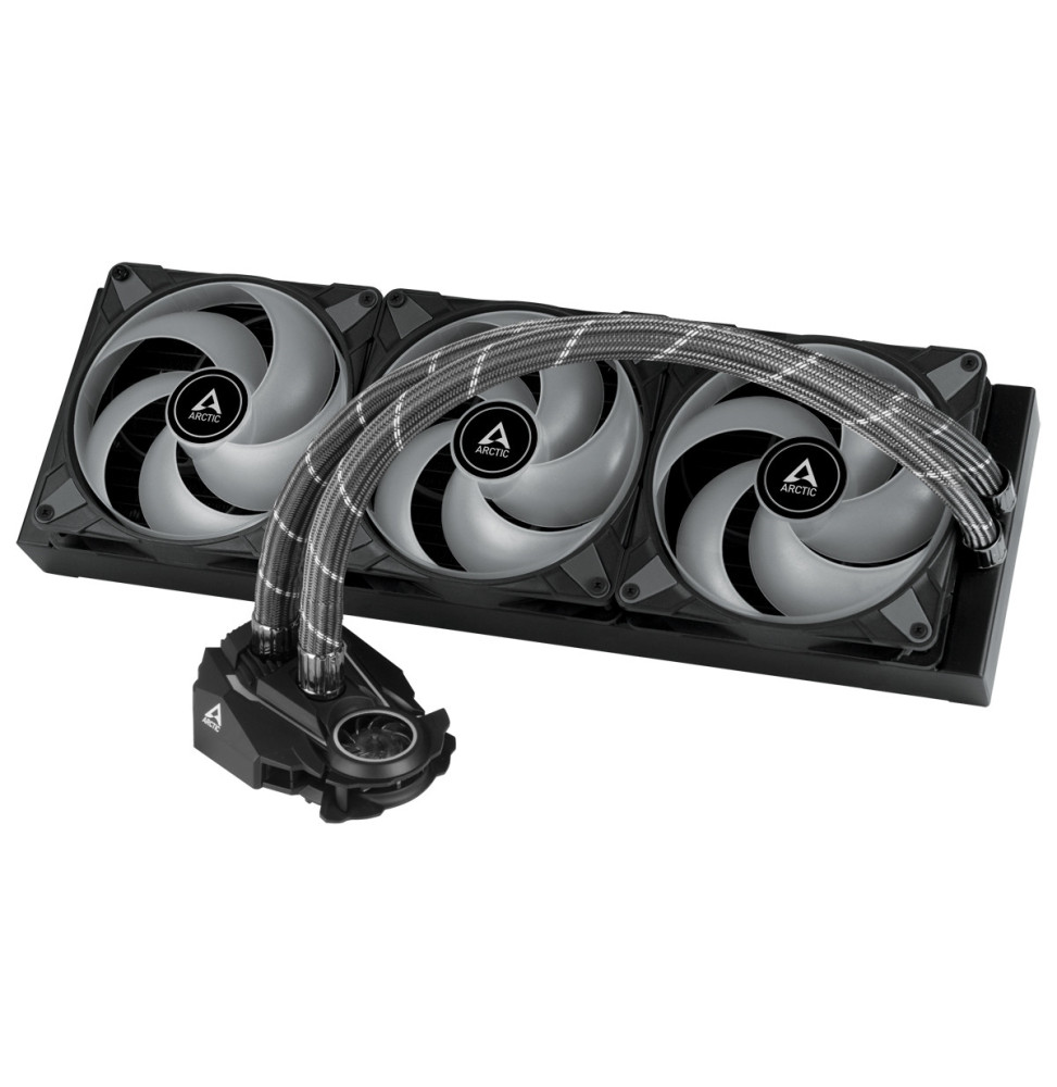 ARCTIC Liquid Freezer II 420 A-RGB Processeur Refroidisseur de liquide tout-en-un 14 cm Noir 1 pièce(s) (ACFRE00109A)
