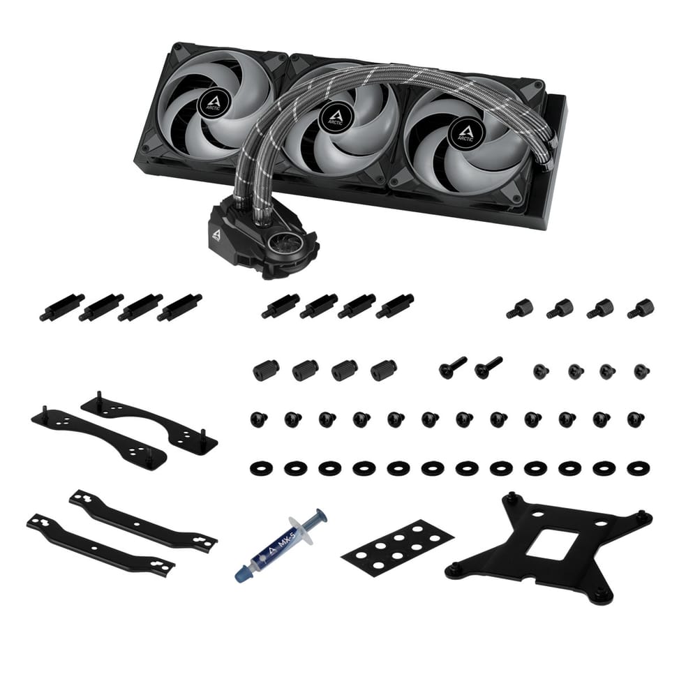 ARCTIC Liquid Freezer II 420 A-RGB Processeur Refroidisseur de liquide tout-en-un 14 cm Noir 1 pièce(s) (ACFRE00109A) — image 4