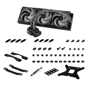 ARCTIC Liquid Freezer II 420 A-RGB Processeur Refroidisseur de liquide tout-en-un 14 cm Noir 1 pièce(s) (ACFRE00109A)