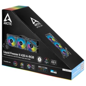 ARCTIC Liquid Freezer II 420 A-RGB Processeur Refroidisseur de liquide tout-en-un 14 cm Noir 1 pièce(s) (ACFRE00109A) — image 5