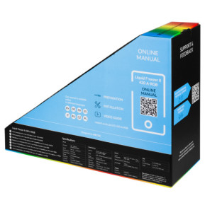 ARCTIC Liquid Freezer II 420 A-RGB Processeur Refroidisseur de liquide tout-en-un 14 cm Noir 1 pièce(s) (ACFRE00109A)