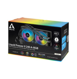 ARCTIC Liquid Freezer II 240 A-RGB Processeur Refroidisseur de liquide tout-en-un 12 cm Noir 1 pièce(s) (ACFRE00093A)