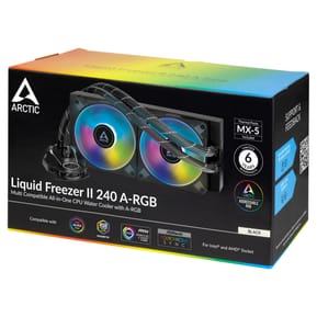 ARCTIC Liquid Freezer II 240 A-RGB Processeur Refroidisseur de liquide tout-en-un 12 cm Noir 1 pièce(s) (ACFRE00093A) — image 8