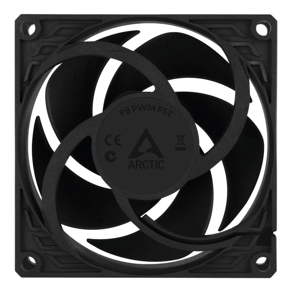 ARCTIC P8 PWM PST Boitier PC Ventilateur 8 cm Noir (ACFAN00150A) — image 4