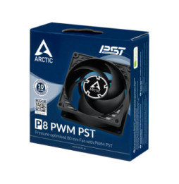 ARCTIC P8 PWM PST Boitier PC Ventilateur 8 cm Noir (ACFAN00150A)