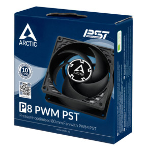 ARCTIC P8 PWM PST Boitier PC Ventilateur 8 cm Noir (ACFAN00150A)