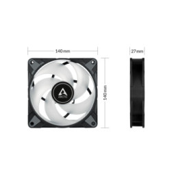 ARCTIC P14 PWM PST RGB 0dB Boitier PC Ventilateur 14 cm Noir 1 pièce(s) (ACFAN00238A)