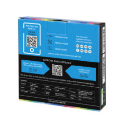 ARCTIC P14 PWM PST RGB 0dB Boitier PC Ventilateur 14 cm Noir 1 pièce(s) (ACFAN00238A)