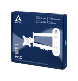 ARCTIC W1C 124,5 cm (49") Noir Mur (AEMNT00058A)