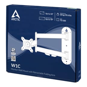 ARCTIC W1C 124,5 cm (49") Noir Mur (AEMNT00058A) — image 8