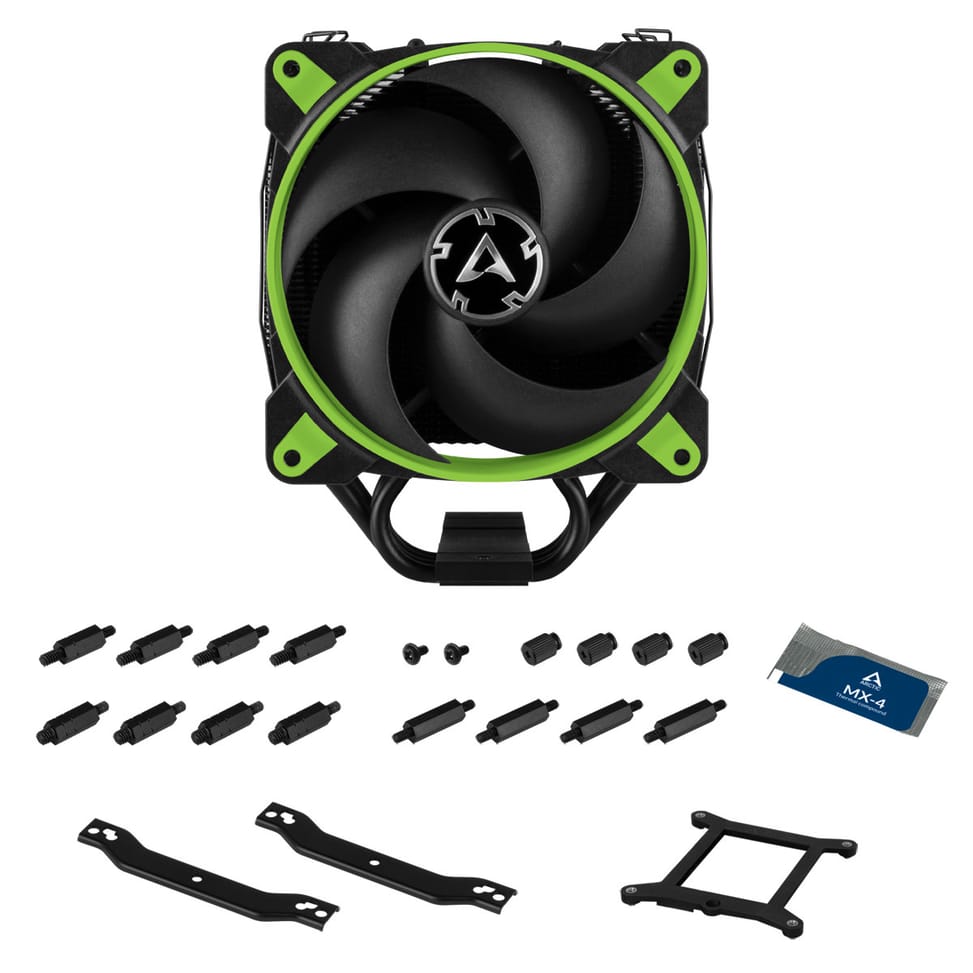 ARCTIC Freezer 34 eSports DUO Processeur Refroidisseur d'air 12 cm Noir, Vert (ACFRE00063A) — image 8