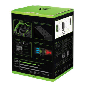 ARCTIC Freezer 34 eSports DUO Processeur Refroidisseur d'air 12 cm Noir, Vert (ACFRE00063A)