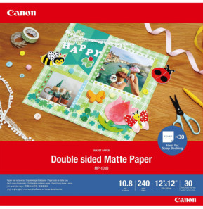 Canon Papier mat recto verso MP-101D, 30 × 30 cm, 30 feuilles (4076C007)