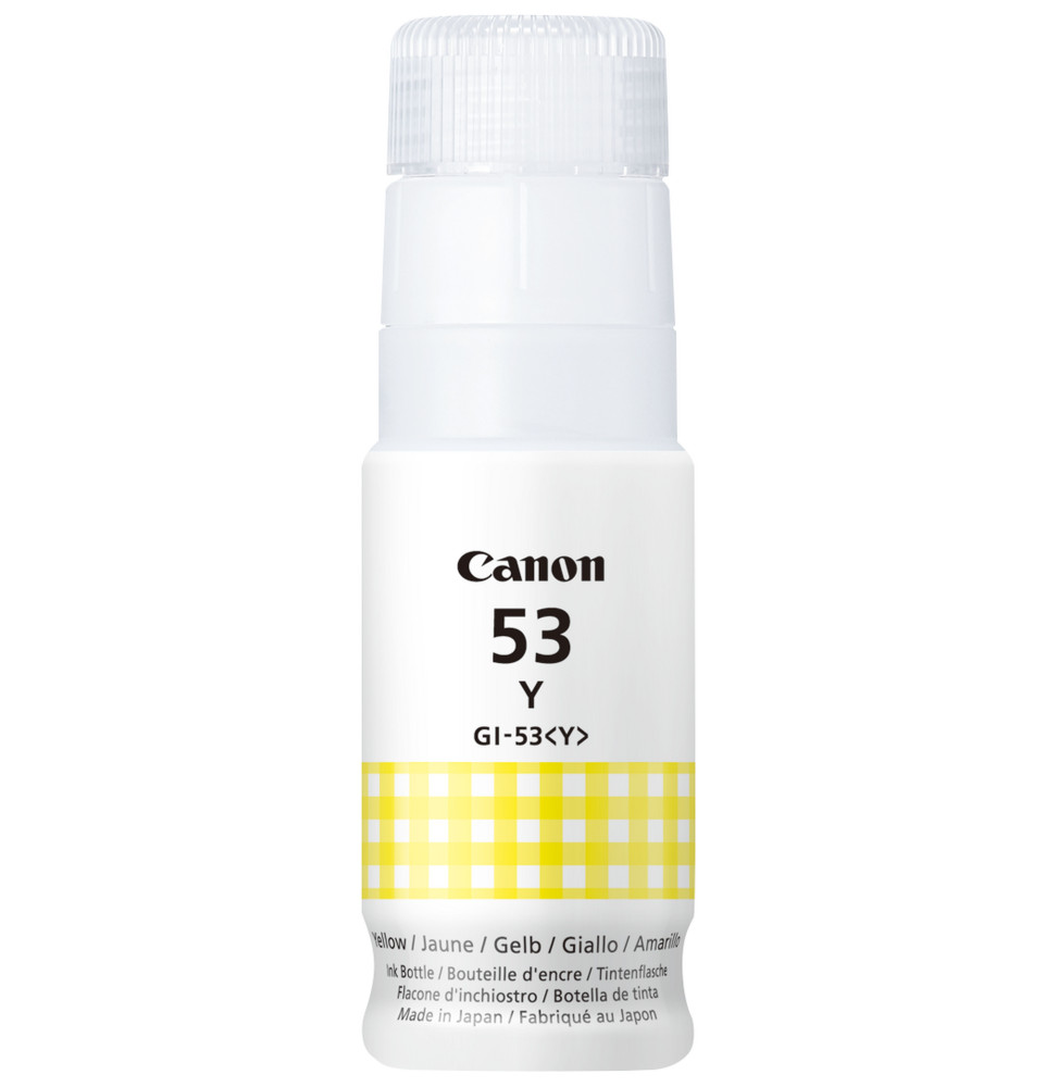 Canon Bouteille d'encre jaune GI-53Y Bouteille d'encre jaune  GI-53Y  (4690C001)