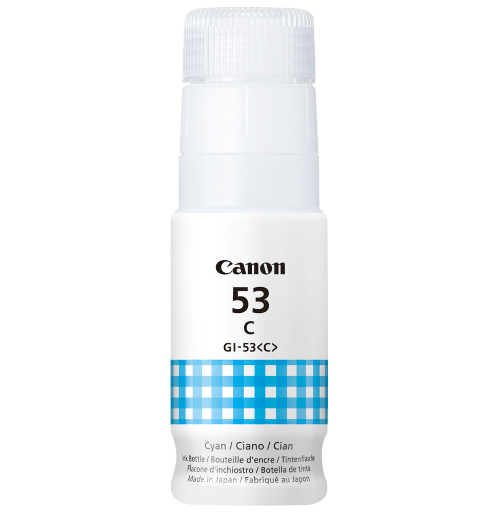 Canon Bouteille d'encre cyan GI-53C Bouteille d'encre cyan  GI-53C (4673C001)