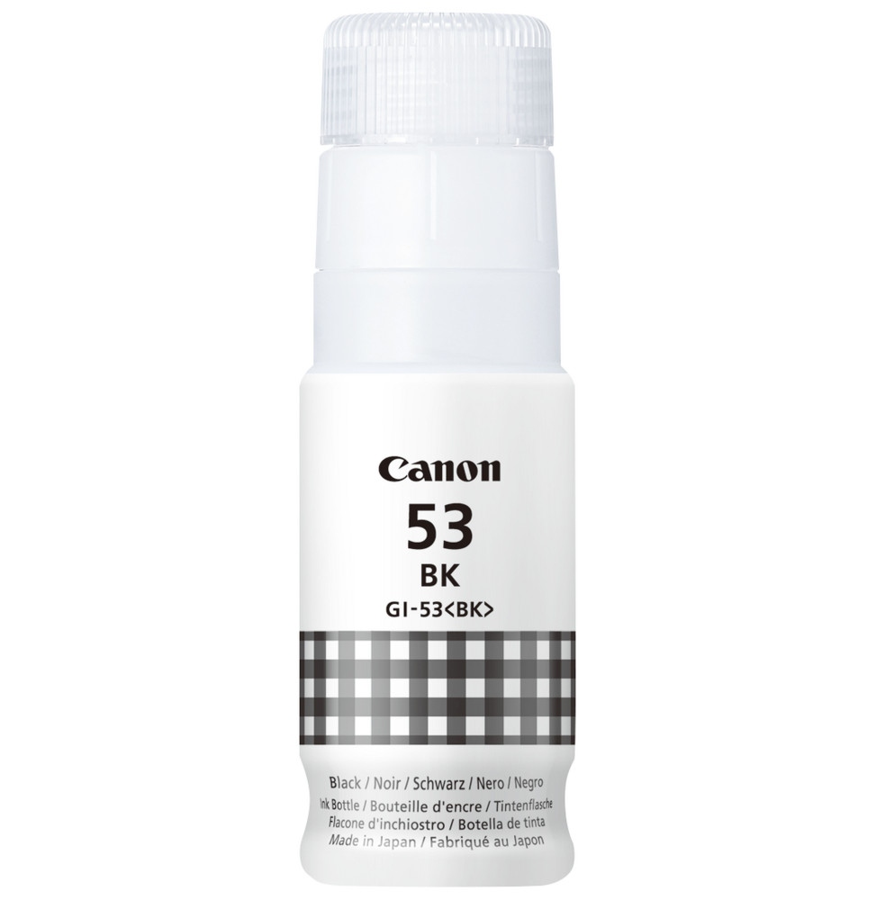 Canon Bouteille d'encre noire GI-53BK Bouteille d'encre noire  GI-53BK  (4699C001)
