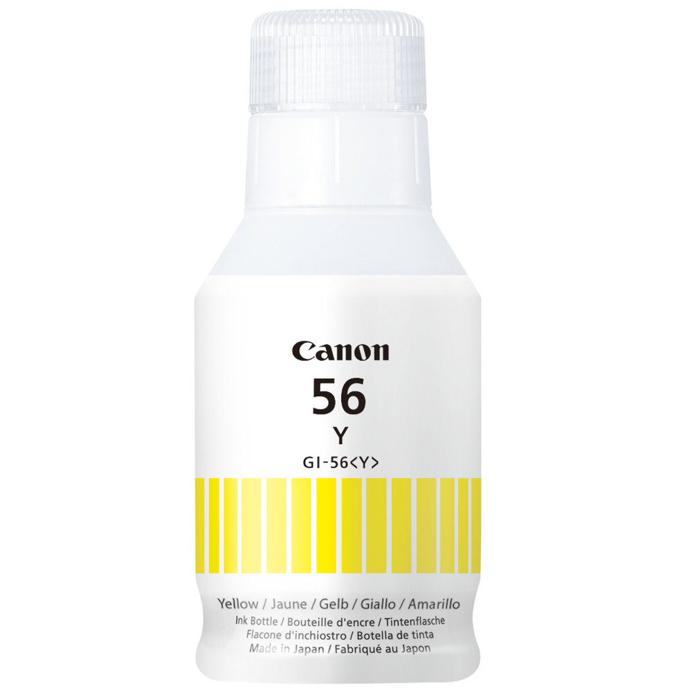 Canon Bouteille d'encre jaune GI-56Y Bouteille d'encre jaune  GI-56Y  (4432C001)