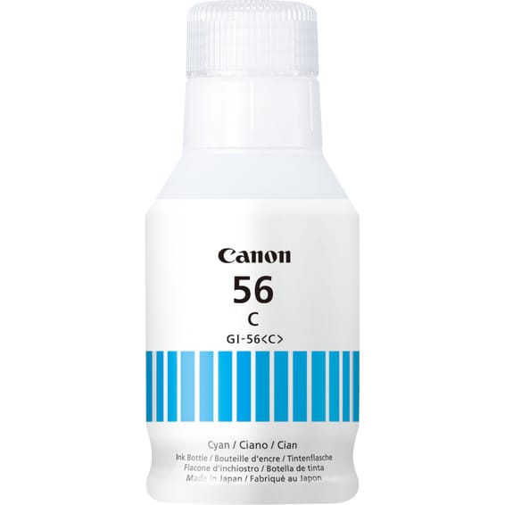 Canon Bouteille d'encre cyan GI-56C Bouteille d'encre cyan  GI-56C  (4430C001)