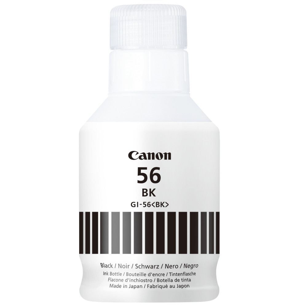 Canon Bouteille d'encre noire GI-56BK Bouteille d'encre noire  GI-56BK  (4412C001)