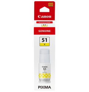 Canon GI-51Y, haut rendement, bouteille d'encre, jaune GI-51Y, haut rendement, bouteille d'encre, jaune  (4548C001)