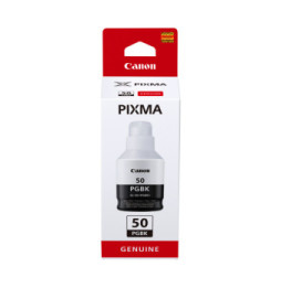 Canon GI-50 PGBK, haut rendement, bouteille d'encre, noire GI-50 PGBK, haut rendement, bouteille d'encre, noire  (3386C001)