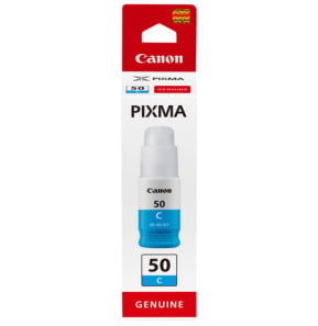 Canon GI-50 C, haut rendement, bouteille d'encre, Cyan GI-50 C, haut rendement, bouteille d'encre, Cyan  (3403C001)
