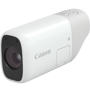 Canon PowerShot ZOOM, appareil photo compact monoculaire à téléobjectif, kit essentiel, blanc (4838C014)