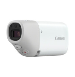 Canon PowerShot ZOOM, appareil photo compact monoculaire à téléobjectif, kit essentiel, blanc (4838C014)