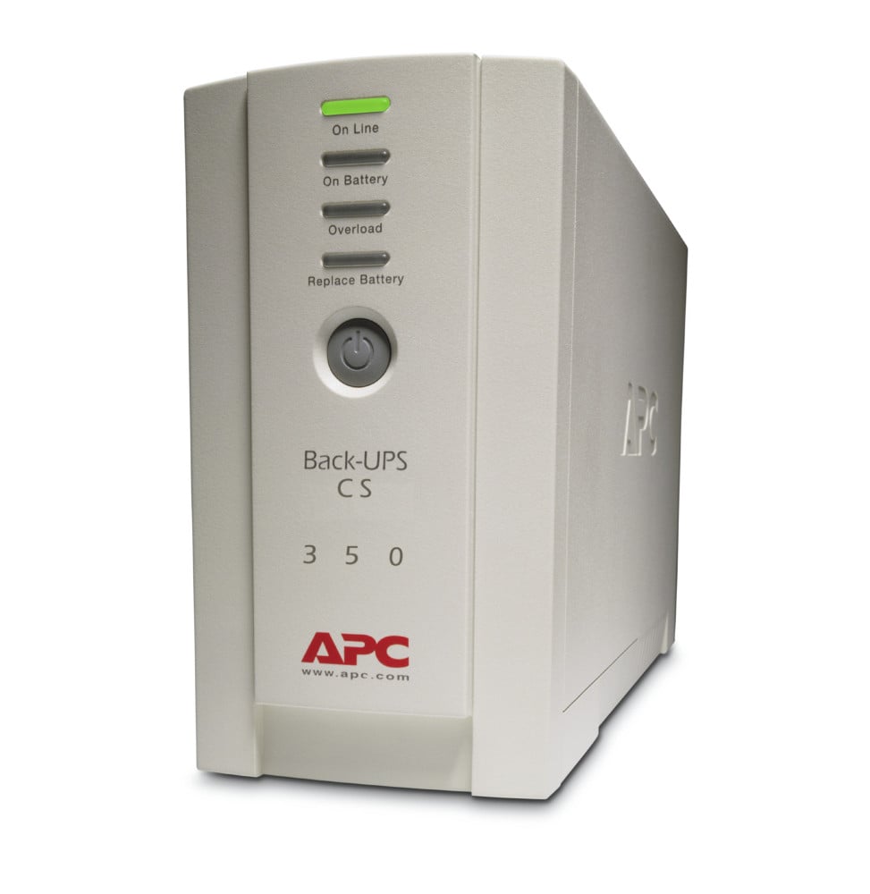 APC Back-UPS alimentation d'énergie non interruptible Veille 0,35 kVA 210 W 4 sortie(s) CA (BK350EI)